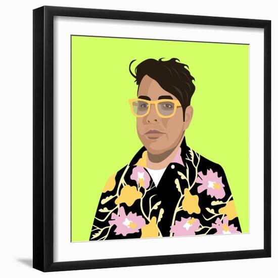 Ari Seth Cohen, Creator Of Advanced Style-Claire Huntley-Framed Giclee Print