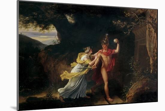 Ariadne and Theseus-Jean-Baptiste Regnault-Mounted Giclee Print