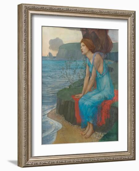 Ariadne on the Isle of Naxos-Edward Reginald Frampton-Framed Giclee Print