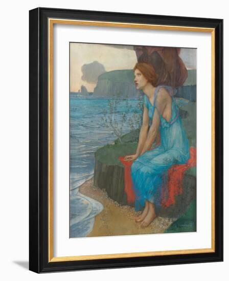 Ariadne on the Isle of Naxos-Edward Reginald Frampton-Framed Giclee Print