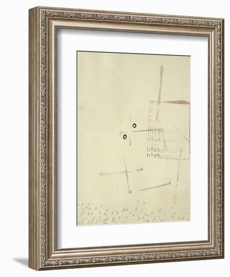 Arich Hier Eim Gesicht-Paul Klee-Framed Giclee Print