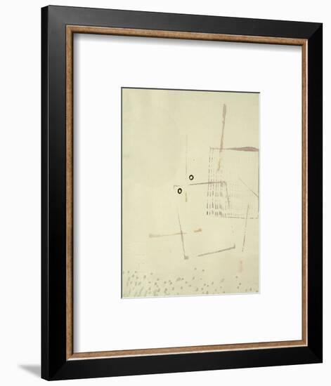 Arich Hier Eim Gesicht-Paul Klee-Framed Giclee Print