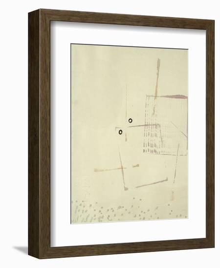 Arich Hier Eim Gesicht-Paul Klee-Framed Giclee Print