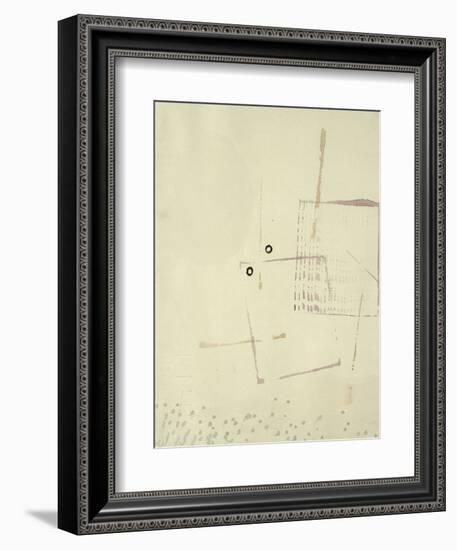 Arich Hier Eim Gesicht-Paul Klee-Framed Giclee Print