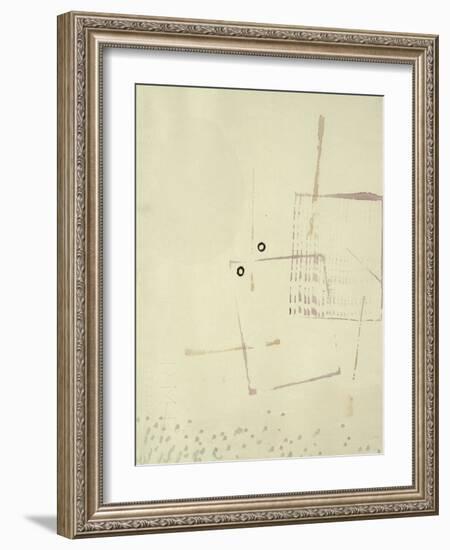 Arich Hier Eim Gesicht-Paul Klee-Framed Giclee Print