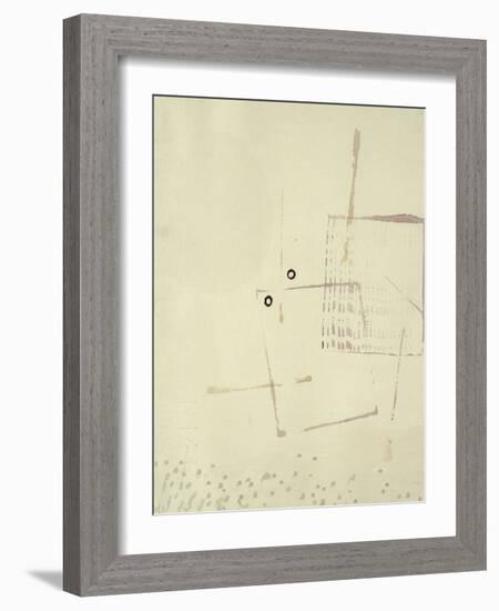 Arich Hier Eim Gesicht-Paul Klee-Framed Giclee Print