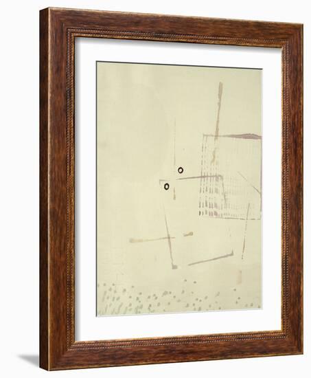 Arich Hier Eim Gesicht-Paul Klee-Framed Giclee Print