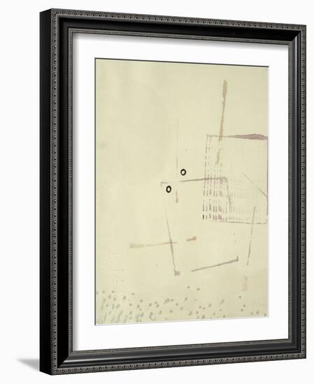 Arich Hier Eim Gesicht-Paul Klee-Framed Giclee Print