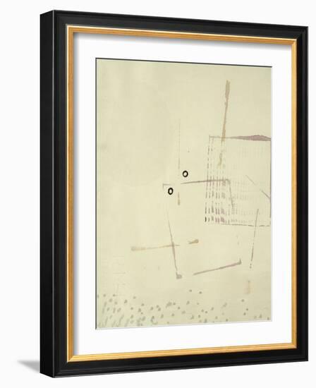 Arich Hier Eim Gesicht-Paul Klee-Framed Giclee Print