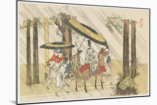 Arido Shi Shrine, 1801-1804-Katsushika Hokusai-Mounted Giclee Print