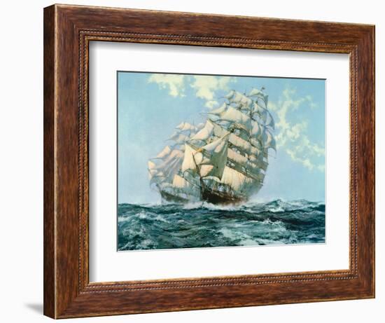 Ariel and Taeping-Montague Dawson-Framed Art Print