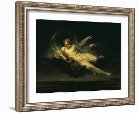 Ariel on a Bat's Back-Henry Singleton-Framed Giclee Print