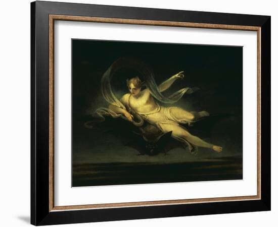 Ariel on a Bat's Back-Henry Singleton-Framed Giclee Print