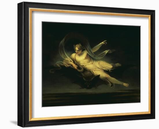 Ariel on a Bat's Back-Henry Singleton-Framed Giclee Print