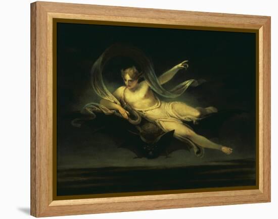 Ariel on a Bat's Back-Henry Singleton-Framed Premier Image Canvas
