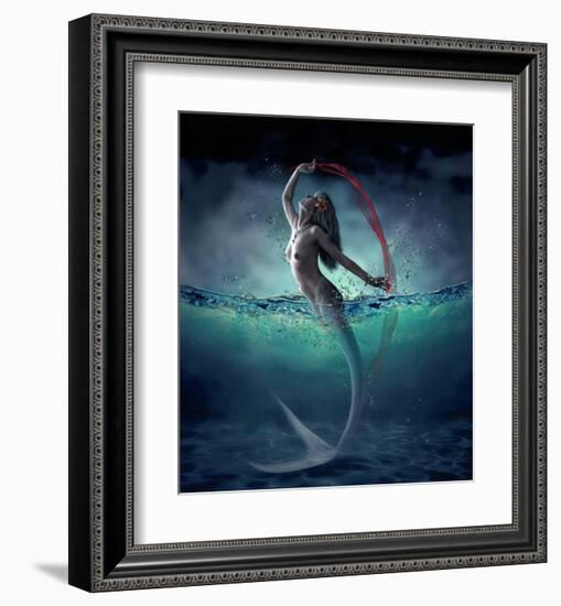 Ariel-null-Framed Art Print