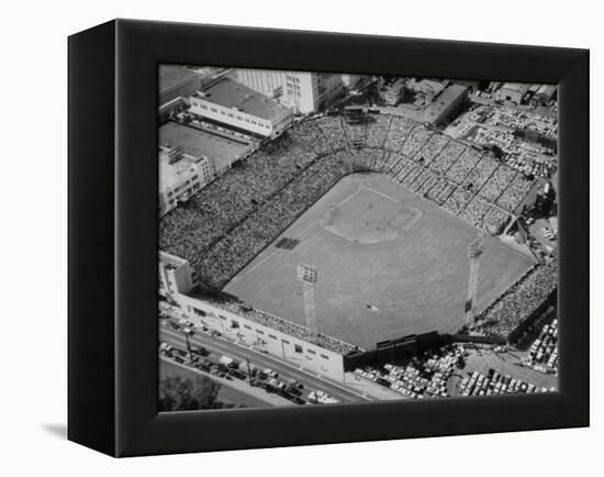 Ariels of Seals Stadium Druing Opeaning Day-Nat Farbman-Framed Premier Image Canvas