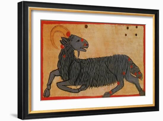 Aries Constellation, Zodiac Sign-Science Source-Framed Giclee Print