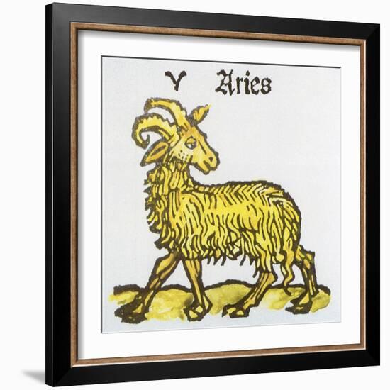 Aries the Ram, 1489-null-Framed Giclee Print