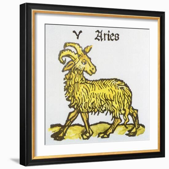 Aries the Ram, 1489-null-Framed Giclee Print