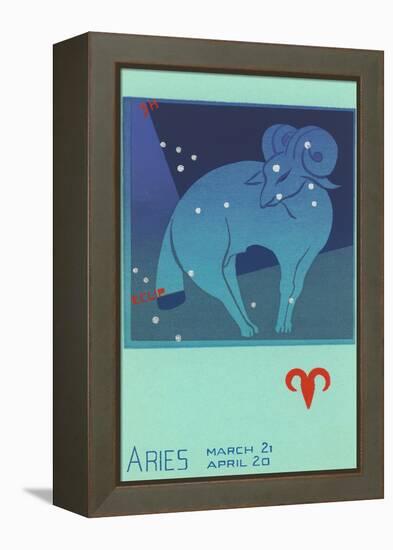 Aries, the Ram-null-Framed Stretched Canvas