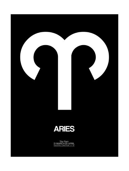 Aries Zodiac Sign Flat Astrology On Isolated