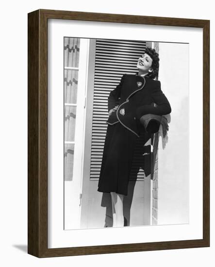 Arise, My Love, Claudette Colbert, 1940-null-Framed Photo