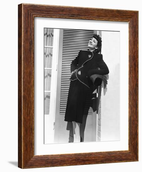 Arise, My Love, Claudette Colbert, 1940-null-Framed Photo