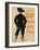 Aristide Bruant, 1893-Henri de Toulouse-Lautrec-Framed Giclee Print