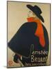 Aristide Bruant Dans Son Cabaret, France, 1893-Henri de Toulouse-Lautrec-Mounted Giclee Print