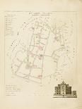 Plan de Paris par arrondissements en 1834 : IVème arrondissement Quartier Saint-Honoré-Aristide-Michel Perrot-Giclee Print