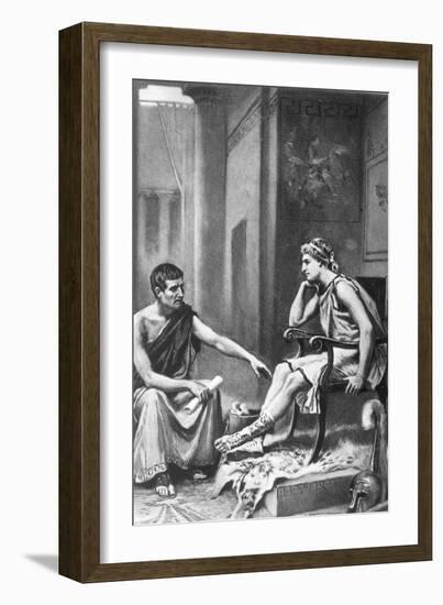 Aristotle (384-322 BC)-Jean Leon Gerome Ferris-Framed Giclee Print