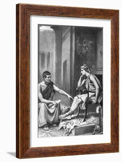 Aristotle (384-322 BC)-Jean Leon Gerome Ferris-Framed Giclee Print