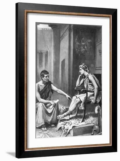 Aristotle (384-322 BC)-Jean Leon Gerome Ferris-Framed Giclee Print