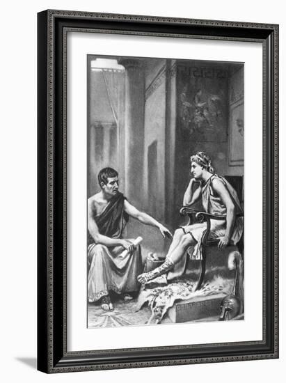 Aristotle (384-322 BC)-Jean Leon Gerome Ferris-Framed Giclee Print