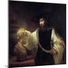 Aristotle before the Bust of Homer, 1653-Rembrandt van Rijn-Mounted Giclee Print