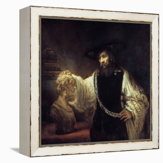 Aristotle before the Bust of Homer, 1653-Rembrandt van Rijn-Framed Premier Image Canvas