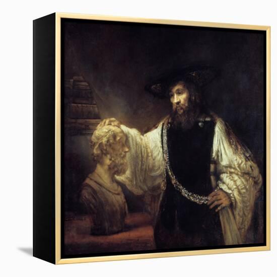 Aristotle before the Bust of Homer, 1653-Rembrandt van Rijn-Framed Premier Image Canvas