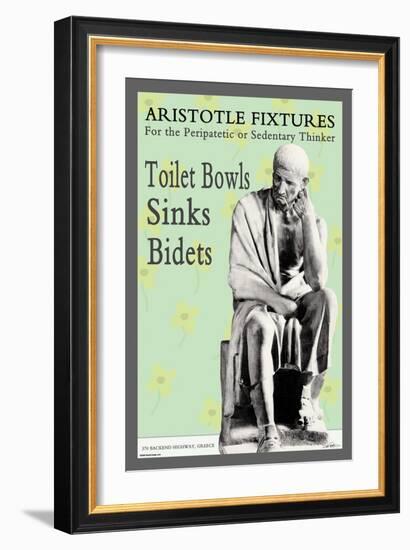 Aristotle Fixtures: For the Peripatetic or Sedentary Thinker-null-Framed Art Print