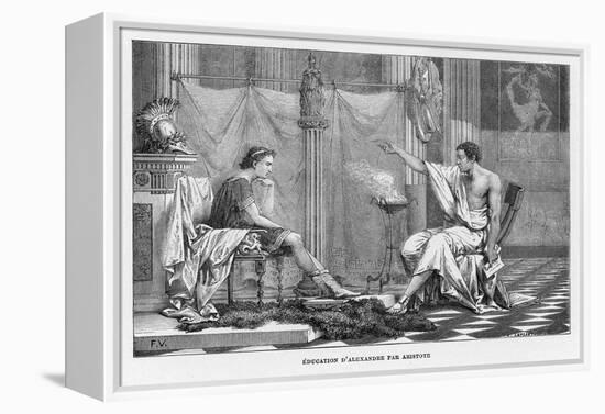Aristotle Greek Philosopher-Figuier-Framed Stretched Canvas