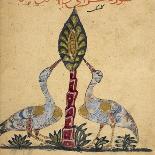 Deer-type, Rabbit and Fox, Standing Over Water-Aristotle ibn Bakhtishu-Framed Giclee Print