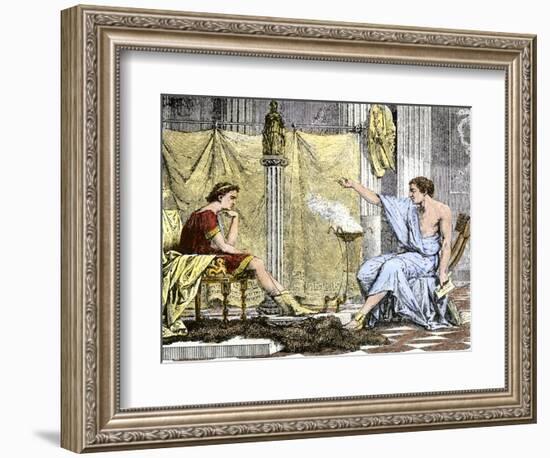 Aristotle Instructing the Young Alexander the Great-null-Framed Giclee Print