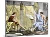 Aristotle Instructing the Young Alexander the Great-null-Mounted Giclee Print