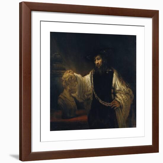 Aristotle with a Bust of Homer, 1653-Rembrandt-Framed Premium Giclee Print