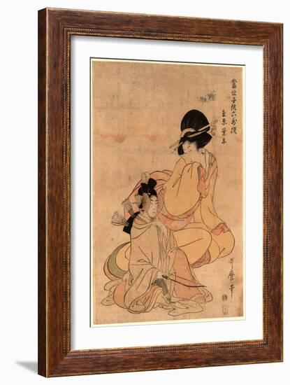 Ariwara No Narihira-Kitagawa Utamaro-Framed Giclee Print