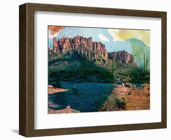 Arizona Abstract-Sisa Jasper-Framed Premium Giclee Print