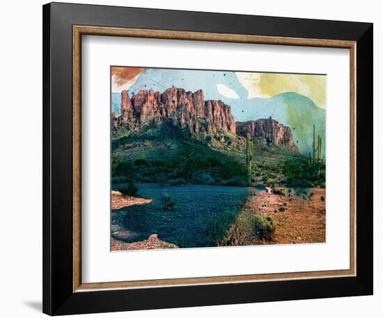 Arizona Abstract-Sisa Jasper-Framed Premium Giclee Print