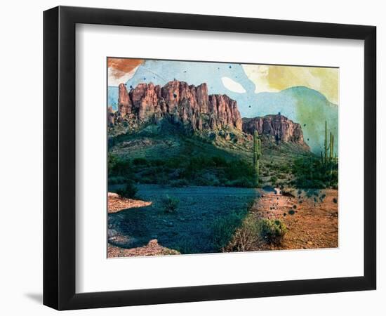 Arizona Abstract-Sisa Jasper-Framed Premium Giclee Print