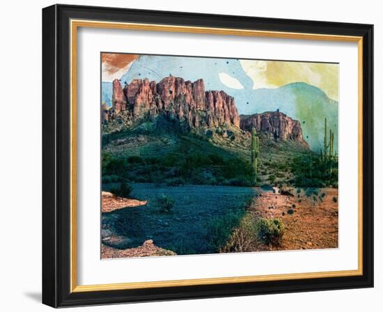 Arizona Abstract-Sisa Jasper-Framed Art Print