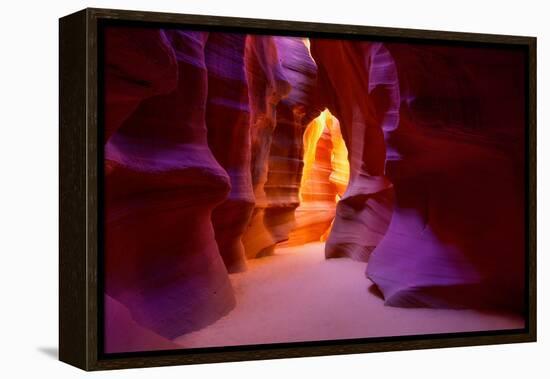 Arizona Antelope Canyon on Navajo Land Near Page USA-holbox-Framed Premier Image Canvas